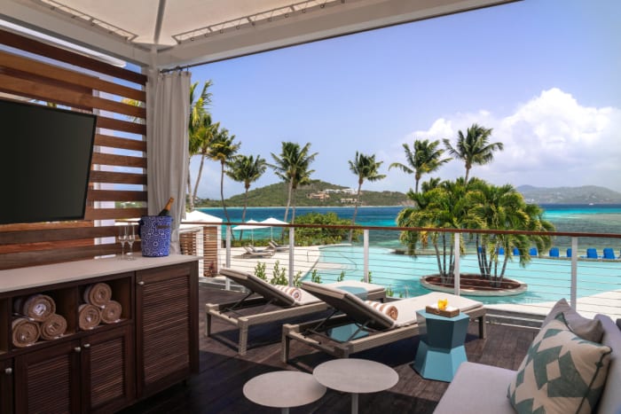 Elevated Cabanas at The Ritz Carlton St. Thomas